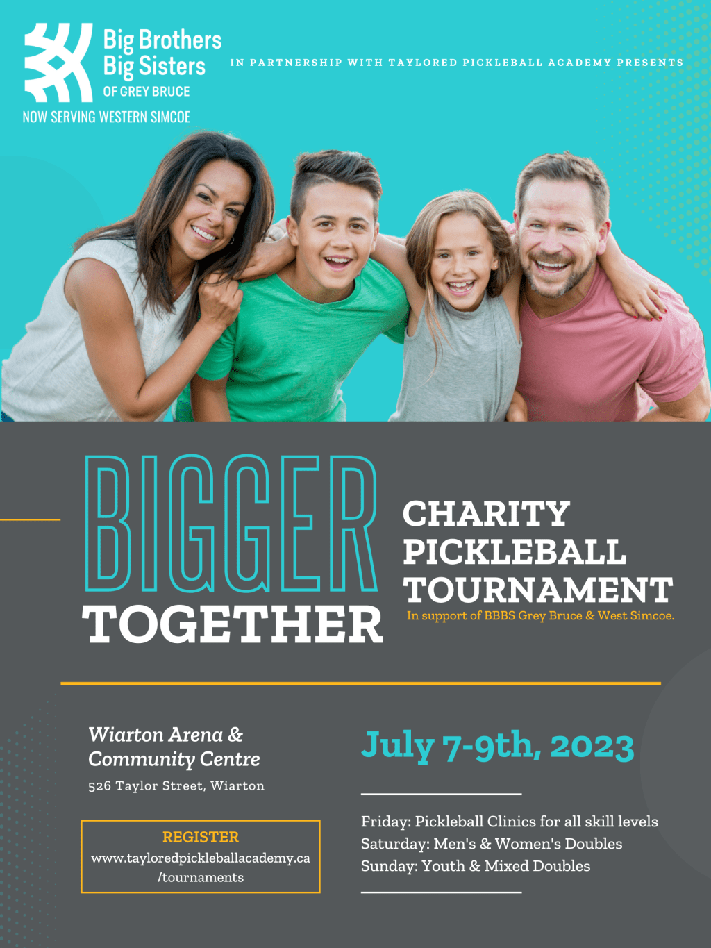 BBBS Charity Pickleball Tournament The Peak