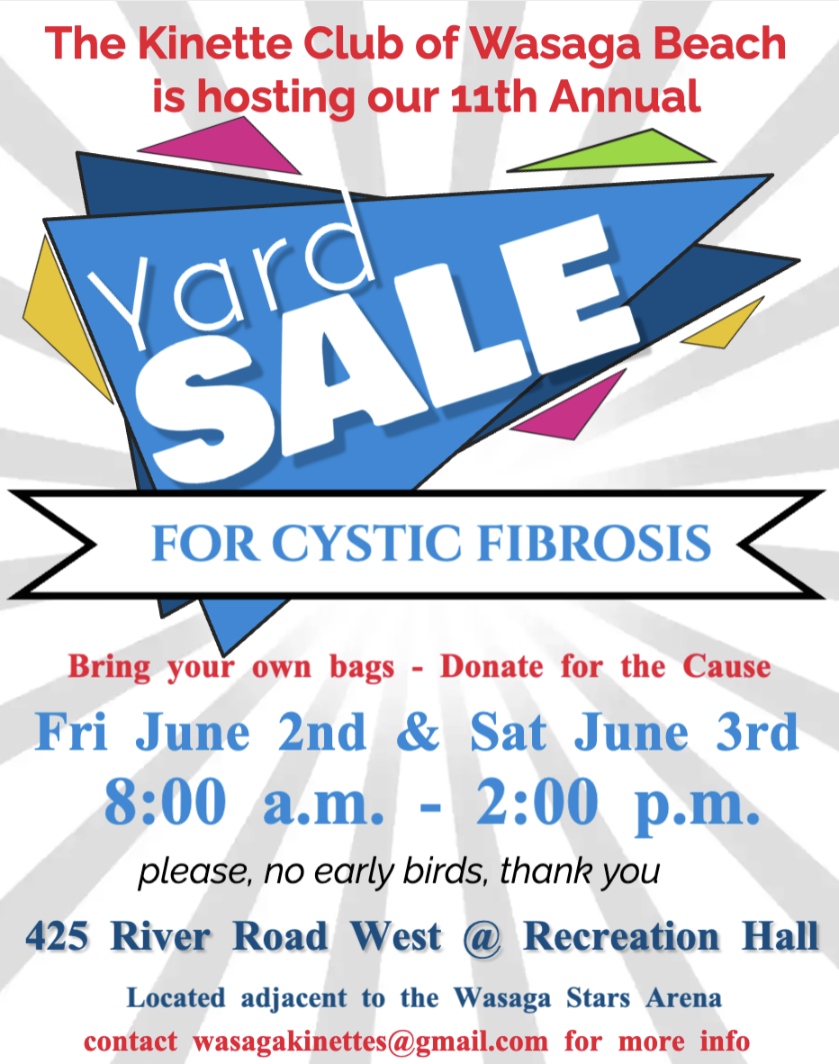 11 Annual Club of Wasaga Beach Yard Sale The Peak