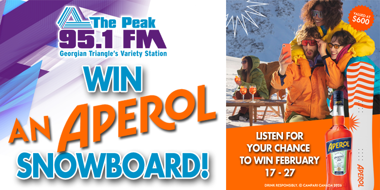 You Could Win an Aperol Snowboard!